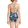 image:imageWomens Tugless QuickDry VNeck MultiWay High Leg One Piece SwimsuitTropic FloralNavy