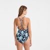 image:imageWomens Tugless QuickDry VNeck MultiWay High Leg One Piece SwimsuitTropic FloralNavy