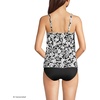 image:imageWomens Tulip Hem Tankini TopBlack Havana Floral
