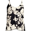 image:imageWomens Tulip Hem Tankini TopBlackEgret Lilies