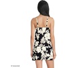 image:imageWomens Tulip Hem Tankini TopBlackEgret Lilies