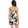 image:imageWomens Tulip Hem Tankini TopBlackEgret Lilies