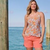image:imageWomens Tulip Hem Tankini TopBlue Springside Floral