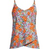 image:imageWomens Tulip Hem Tankini TopBlue Springside Floral