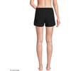 image:imageWomens Woven Packable 3 Dolphin Hem Swim Coverup ShortsBlack
