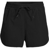 image:imageWomens Woven Packable 3 Dolphin Hem Swim Coverup ShortsBlack