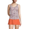 image:imageChlorine Resistant Underwire Tankini Swimsuit TopWhite Retro Paisley
