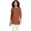 Rich Ginger Brown Polka Dot