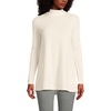 image:imageLands End Womens Cashmere Mock Neck Swing Tunic SweaterFresh Ivory