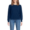 image:imageLands End Womens Cashmere Puff Sleeve Crew Neck SweaterDeep Sea Navy