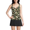 Hibiscus Floral/Black