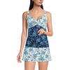 Navy/White Jacobean Mix