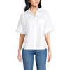 image:imageLands End Womens Cooling Elbow Sleeve Button Front ShirtWhite