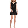image:imageLands End Womens Cotton Open Knit VNeck Swim Coverup DressBlack