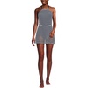 image:imageLands End Womens Crochet Monokini Swim Dress SwimsuitDeep Sea NavyWhite