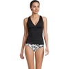 image:imageLands End Womens DCup Plunge Tankini TopBlack