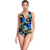 image:imageLands End Womens DCup Plunge Tankini TopNavyExploded Poppy Floral