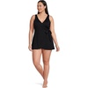 image:imageLands End Womens DDCup Side Tie Swim DressBlack