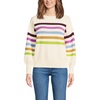Ivory Placed Multi Stripe