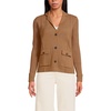 image:imageLands End Womens Drifter Ribbed Collared Blazer SweaterCanyon Camel