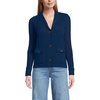 image:imageLands End Womens Drifter Ribbed Collared Blazer SweaterDeep Sea Navy