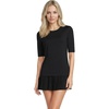 image:imageLands End Womens Elbow Sleeve Rash GuardBlack