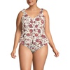 image:imageLands End Womens Flutter Tie Tankini TopEgret White Ornate Floral