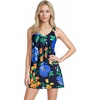 Navy/Exploded Poppy Floral