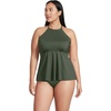 image:imageLands End Womens Halter Tankini TopRich Olive Green