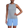 Lake Blue Geo Floral