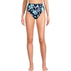 image:imageLands End Womens High Waisted Bikini BottomsTropic FloralNavy
