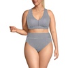 image:imageLands End Womens Midkini Swimsuit SetDeep Sea Navy Mini Stripe