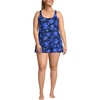 image:imageLands End Womens Mini Swim DressNavy Graphic Floral