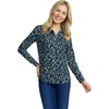 Deep Sea Navy Daisies