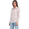 White Multi Poppy Floral