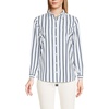 White/Navy Classic Stripe