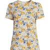 Soft Citrus/Blue Flower Patch
