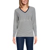 Deep Sea/Ivory Micro Stripe