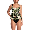 image:imageLands End Womens Sweetheart Fauxkini One PieceHibiscus FloralBlack