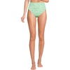 image:imageLands End Womens Tugless Scallop High Waisted Bikini BottomsIcy Mint Green Multi Floral