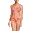 image:imageLands End Womens Twist Front Bikini TopRadiant Orange Floral Medley