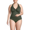 image:imageLands End Womens Twist Halter Tankini TopRich Olive Green