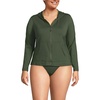 image:imageLands End Womens UPF 50 Hooded Rash GuardRich Olive Green