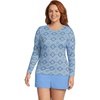 Lake Blue/Egret Geo Floral