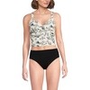 image:imageLands End Womens Wrap Midkini TopEgretBlack Toile