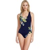Deep Sea/Blue Floral Tropic