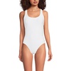 image:imageLands End Womens XBack Tugless SwimsuitWhite Ottoman