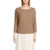 image:imageWomens 34 Sleeve Cozy Rib Dolman ShirtCoriander Heather