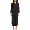 image:imageWomens Eyelet Button Down Maxi Coverup DressBlack