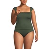 image:imageWomens Square Neck Underwire Square Back Tankini Swimsuit TopRich Olive Green